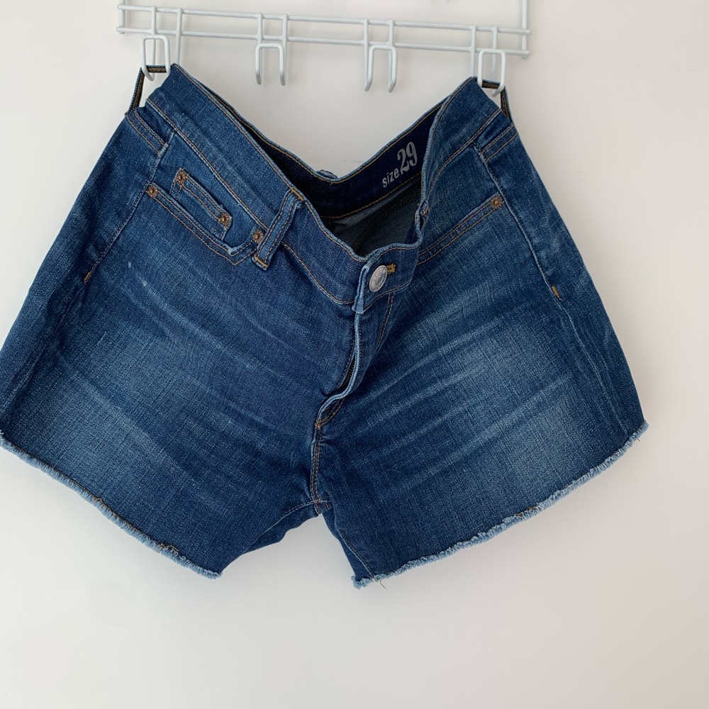 J. Crew Dark Blue Jean Shorts